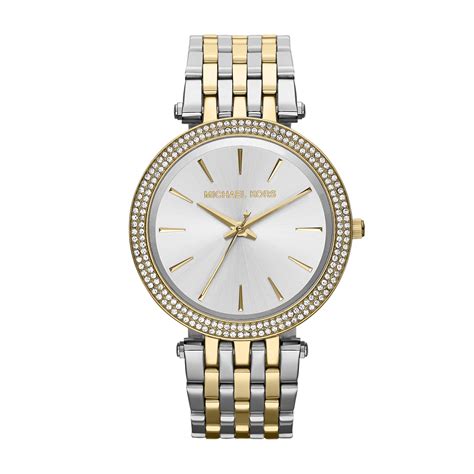 michael kors gold silber damen uhr|michael kors damenuhren silber.